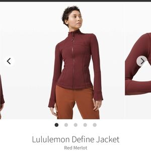 NWOT Lululemon define jacket size 6